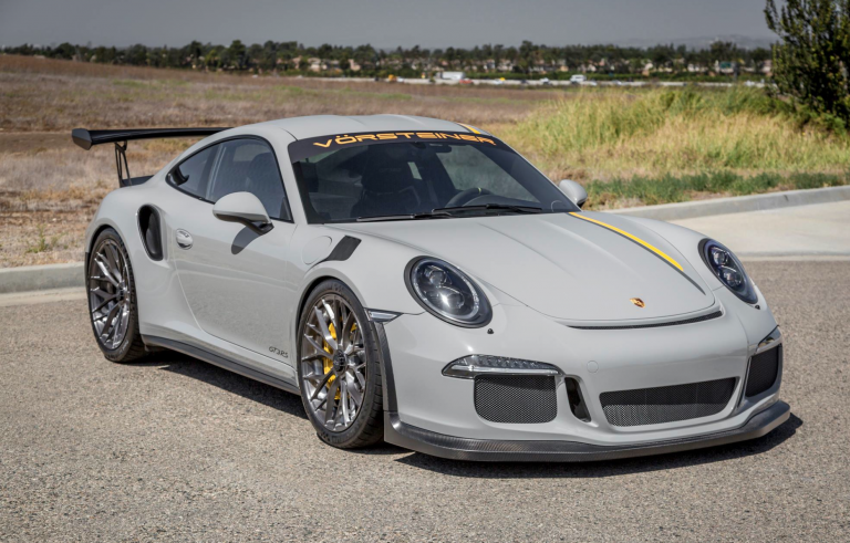 Porsche Gt Rs With Vosteiner Carbon Fiber Front Lip Spoiler