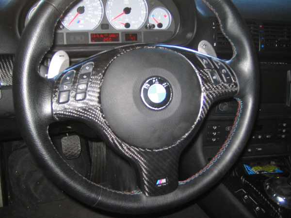Bmw e46 lower steering wheel trim