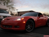 Corvette with HRE P40SC Satin Charcoal 20x10.5 20x13