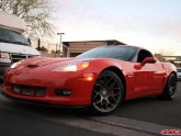 Corvette with HRE P40SC Satin Charcoal 20x10.5 20x13