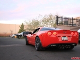 Corvette with HRE P40SC Satin Charcoal 20x10.5 20x13