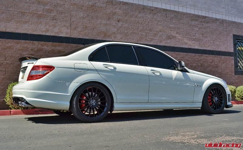 Mercedes C63 Touched with a Carbon Vinyl Wrap – Vivid Racing News