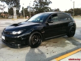 2008 Subaru STI Advan RS-D Wheels 19 inch Michelin