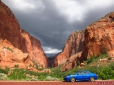 Subaru STI with Cusco Coilovers