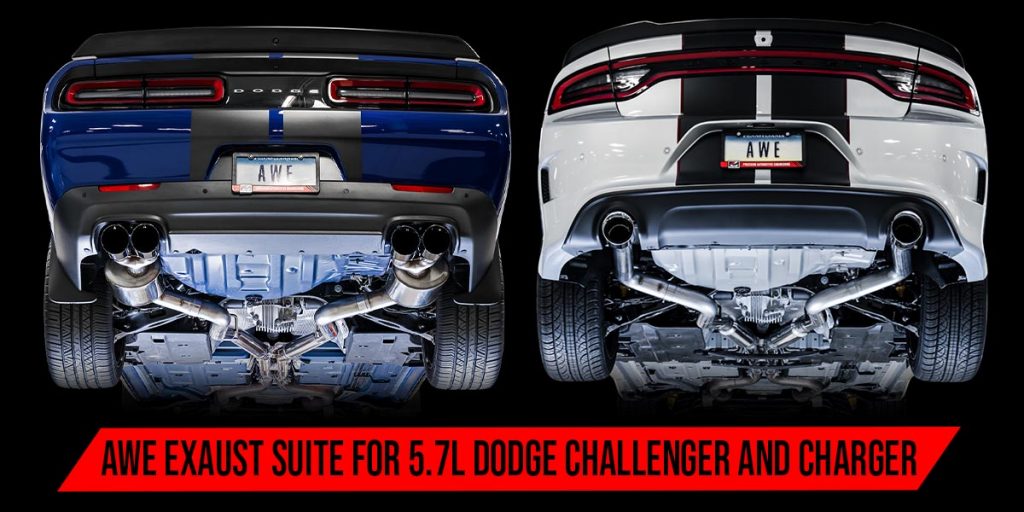 AWE Exhaust Suite For 2015+ 5.7L Dodge Challenger and Charger Now ...