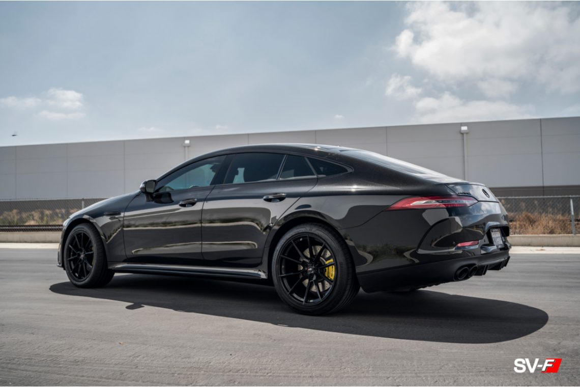 Mercedes-Benz AMG GT 53 on New Gloss Black Savini SV-F4 Wheels - Vivid ...