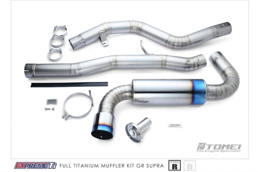 New Tomei Expreme Ti Full Titanium Muffler Kits for 2020+ Toyota GR ...