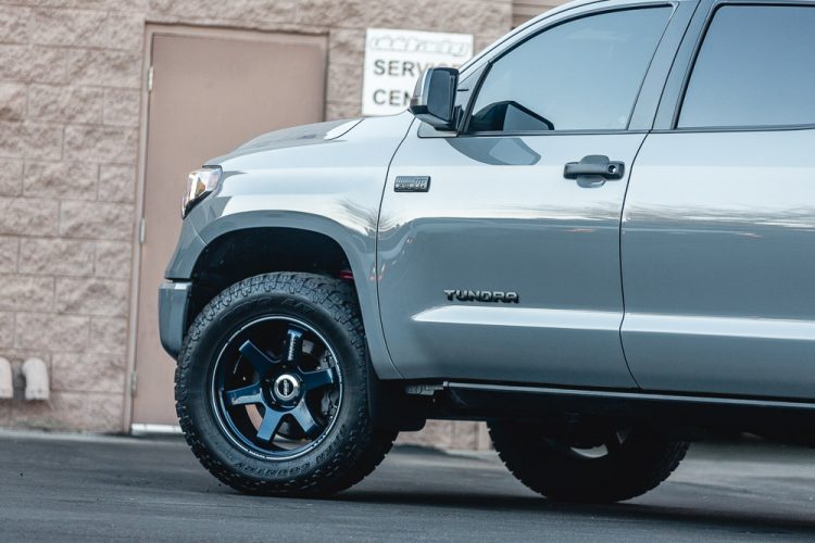 Mag Blue Volk Racing TE37 Wheels on Toyota Tundra TRD Pro - Vivid ...