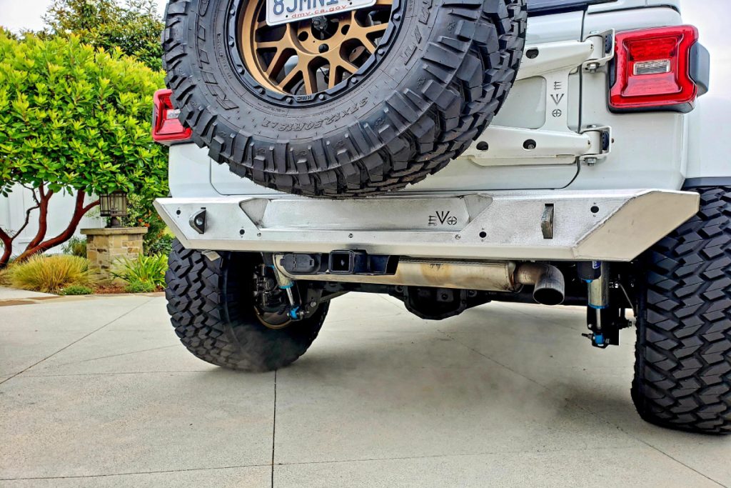 New EVO Manufacturing Alumilite Rear Bumper for Jeep Wrangler JL ...