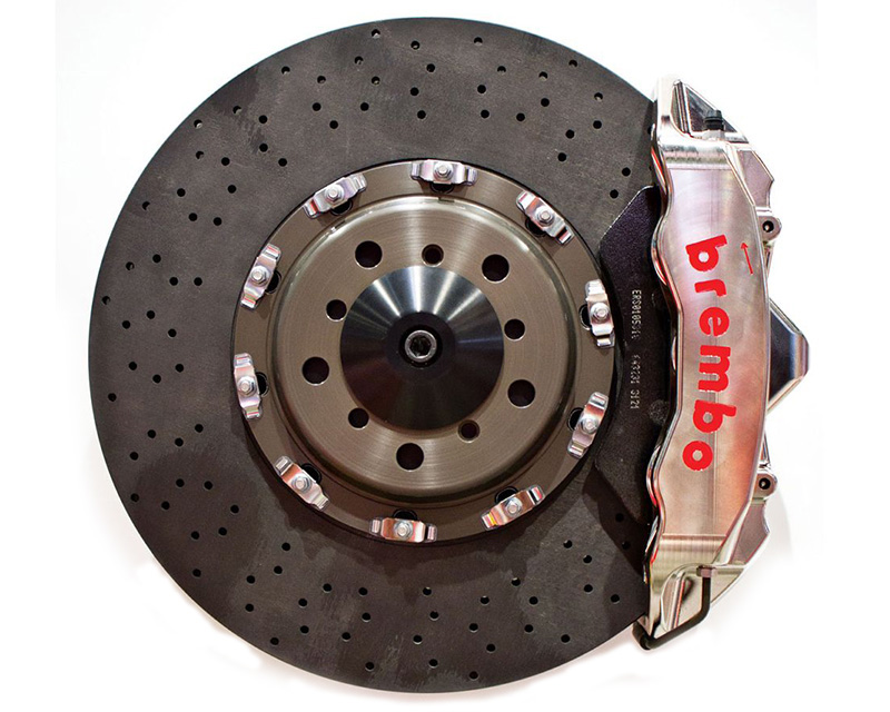 Brembo GT-R 14.2 Inch 4 Piston 2pc CCM-R Discs Rear Brake Kit Mercedes ...