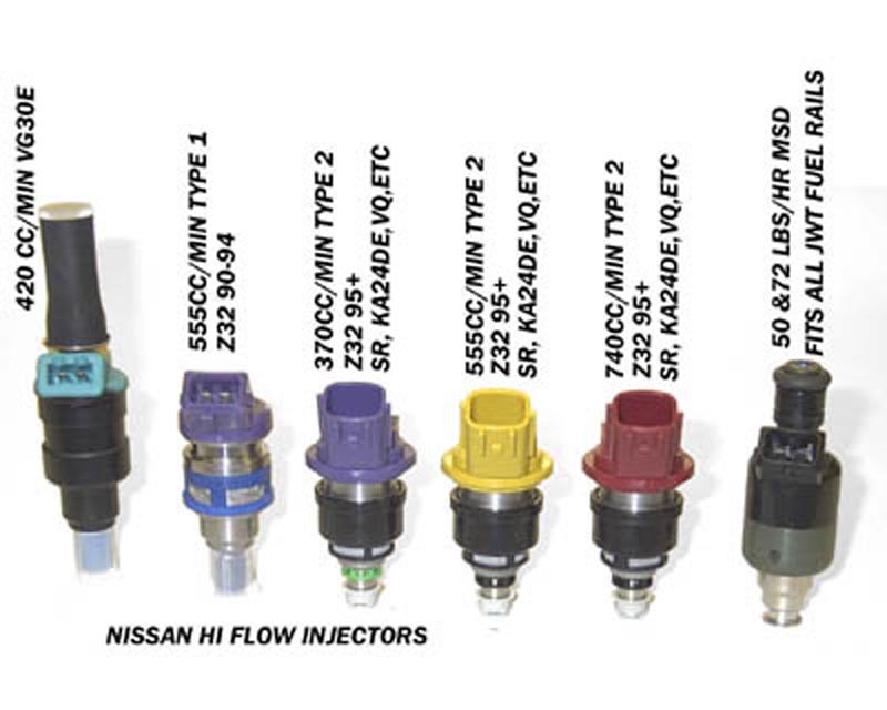 Nissan fuel injector colors #1