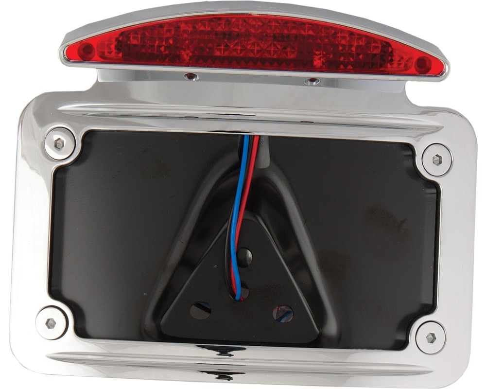 harley davidson curved license plate frame with led lighting