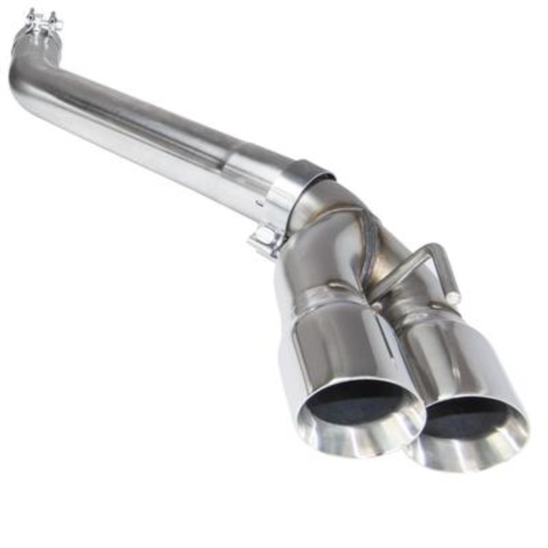 Kooks 30 Axle Back Muffler Delete Exhaust System Wpolished Quad Tips