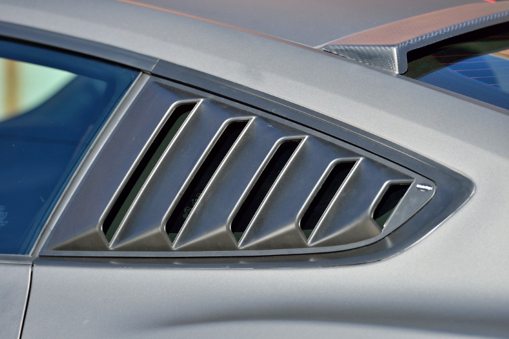 2020 mustang quarter window louvers