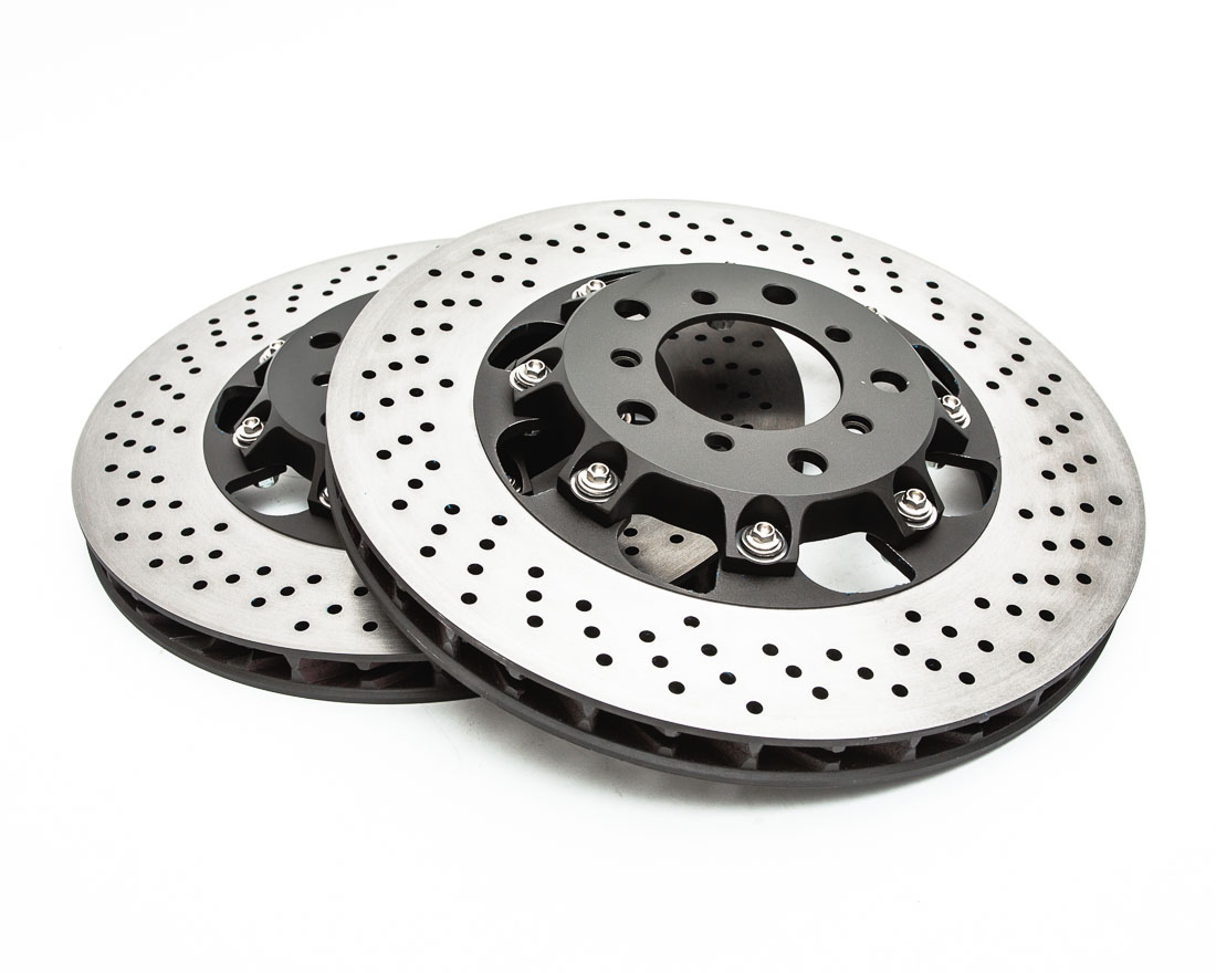 WP Pro Front 2 Piece Floating 350mm Brake Rotors BMW M3 E46 0105 AP