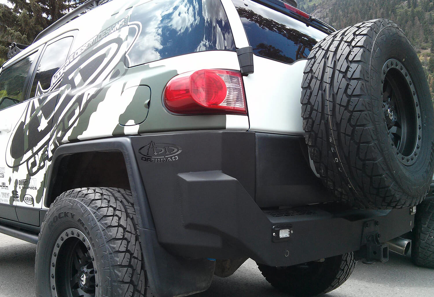 fj rear bumper