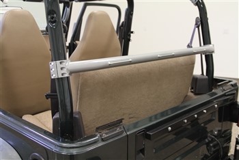 Rockhard 4x4 Unpainted Rear Seat Harness Bar Jeep Wrangler YJ 86-91 |  RH-1004-YJ