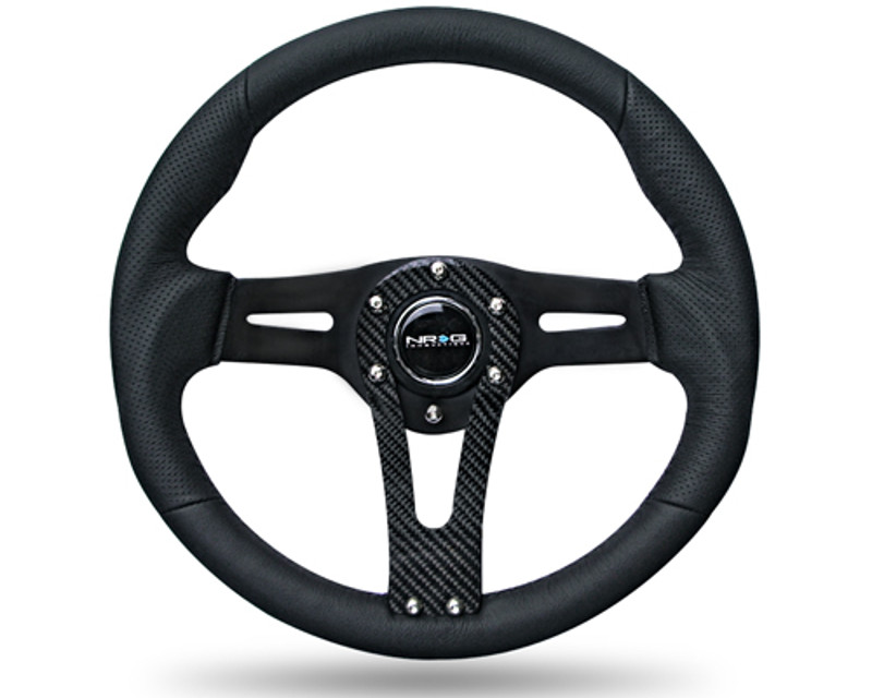 Nrg Carbon Fiber Center 320mm Sniper Steering Wheel Universal