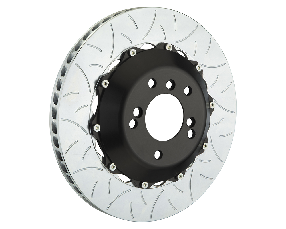 203.8007A | Brembo Slotted Type-3 Rear 350x28 2-Piece Rotors Porsche ...