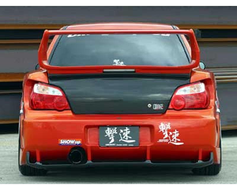 ChargeSpeed D1 Wide Body Rear Bumper with Carbon Diffuser Subaru WRX