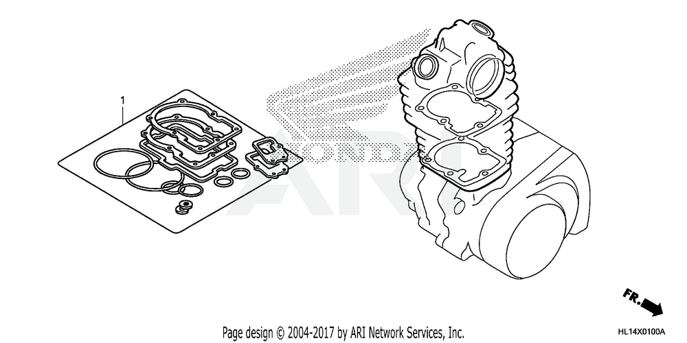 Honda OEM Gasket Kit A Component Parts 06111-HL1-A00