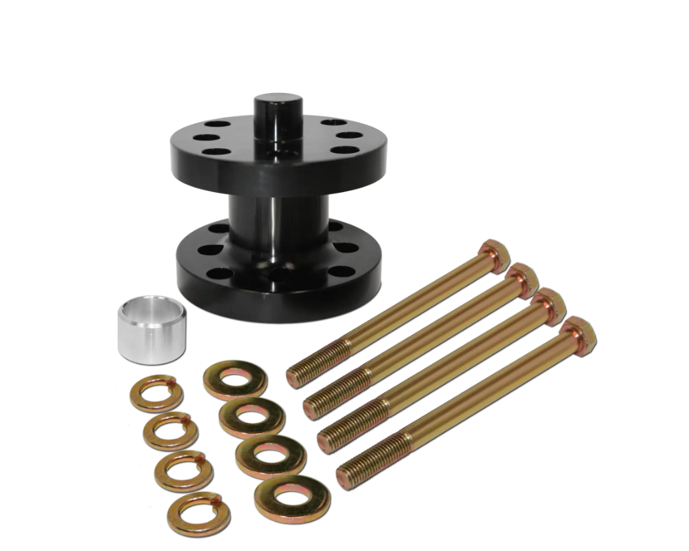 AFCO Aluminum Fan Spacer Kit 2" Fits 5/8 Or 3/4 Drive Comes w/ Bolts, Bushings, & Washers - 80192