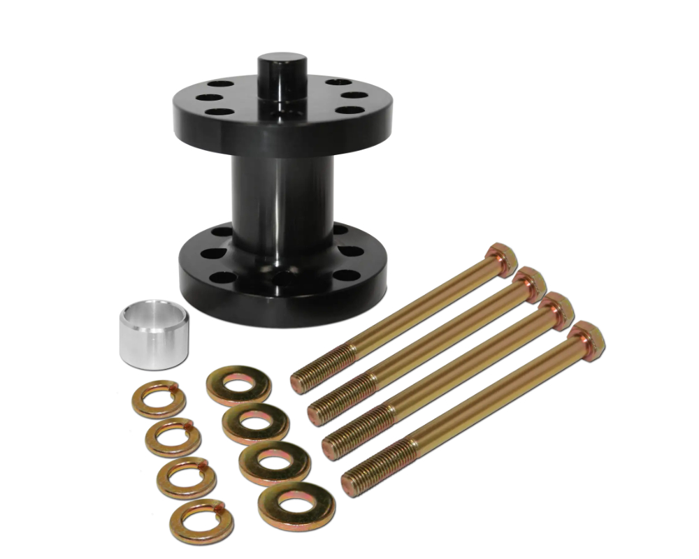 AFCO Aluminum Fan Spacer Kit 2-1/2" Fits 5/8 Or 3/4 Drive Comes w/ Bolts, Bushings, & Washers - 80193