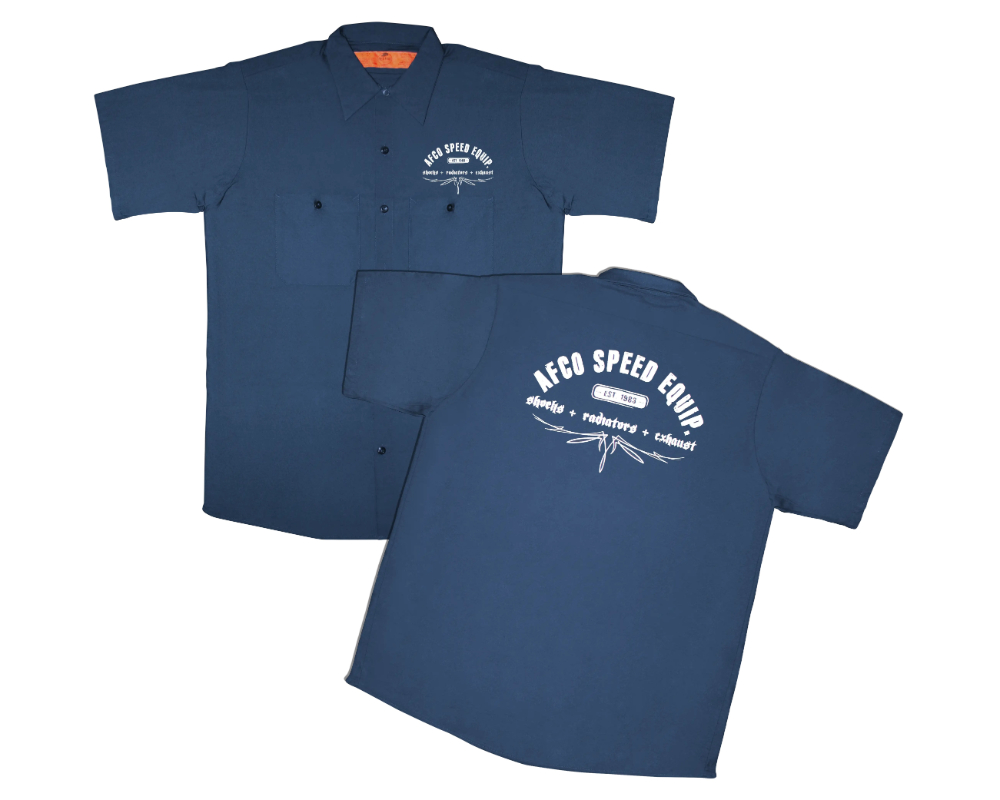 AFCO Work Shirt Navy - 89086-L