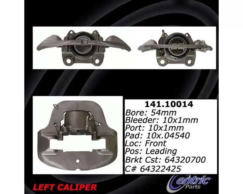 Centric Semi-Loaded Brake Caliper 141.10013 - 141.10013