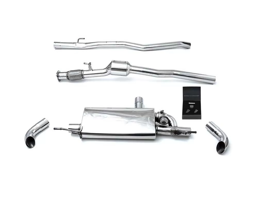 ARMYTRIX Stainless Steel Valvetronic Catback Exhaust System Dual Carbon Tips Mercedes-Benz GLB250 2.0L X247 2019+ - MBX72-C