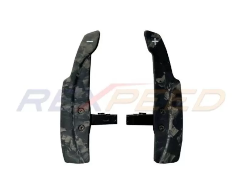 Rexpeed AT Forged Carbon Shift Paddles Full Replacement Matte Subaru BRZ | Toyota GR86 2022+ - FR136FCM