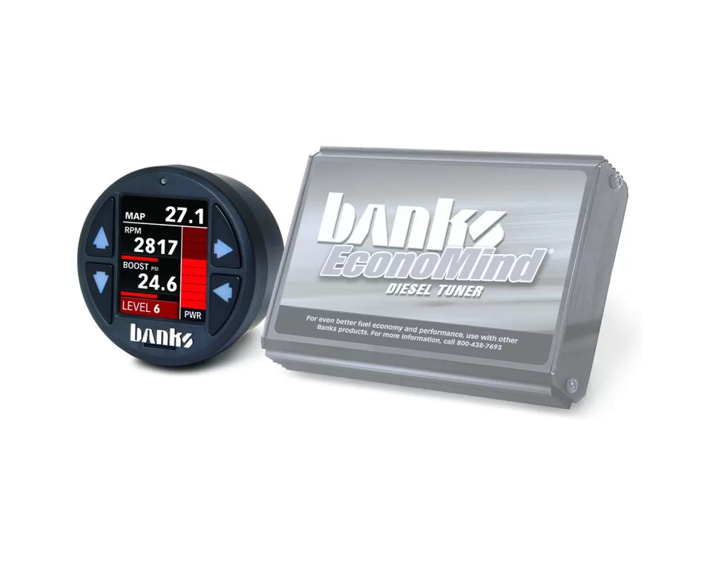 Banks Power Economind Diesel Tuner (PowerPack Calibration) W/iDash 1.8 DataMonster Chevrolet 6.6L LLY-LBZ 2006-2007 - 61443