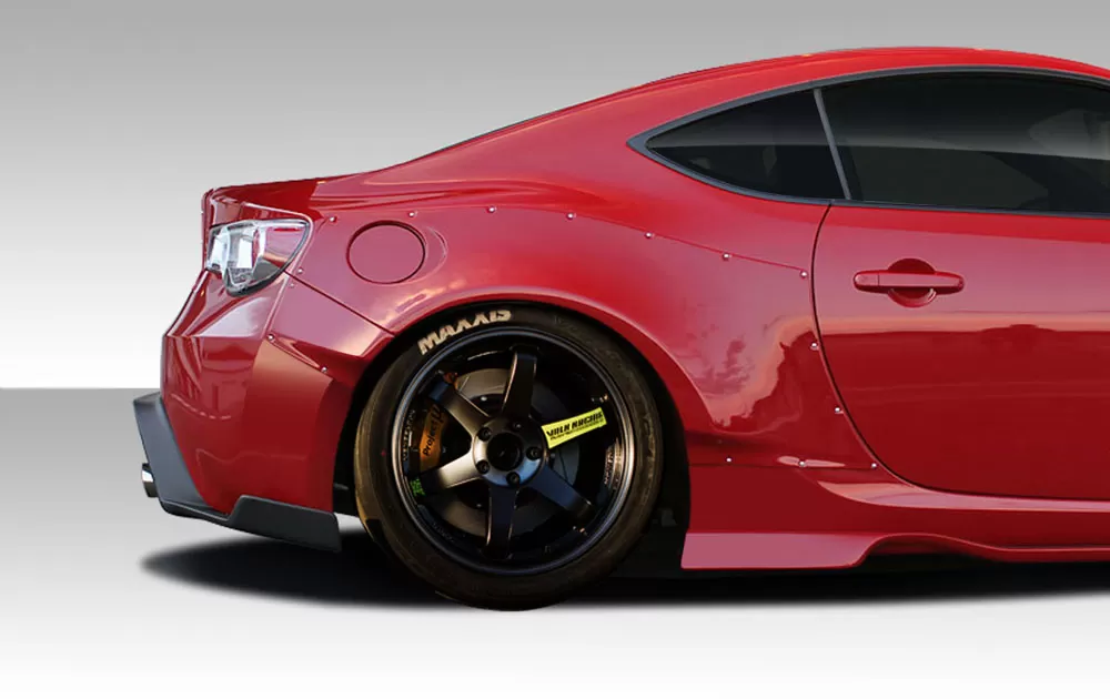 2013-2020 Scion FR-S | Toyota GT-86 | Subaru BRZ Duraflex GT500 Wide Body Rear Fenders - 4 Piece - 109030