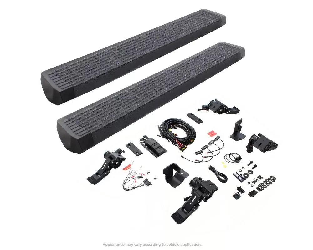 Go Rhino E1 Electric Running Board Kit Bedliner Coating Jeep Gladiator ...