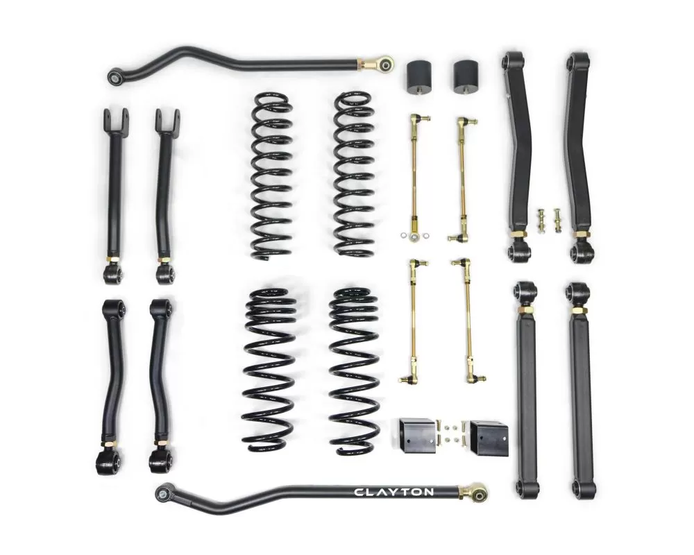 Clayton Offroad 392 2.5 Inch Lift Kit Overland Plus Jeep Wrangler JL 2018-2021 - COR-3009325