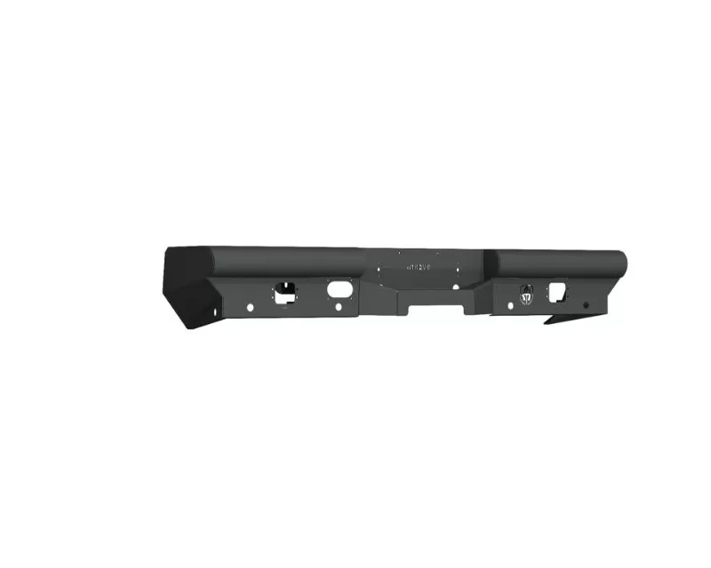 Road Armor Texture Black Vaquero Rear Non-Winch Bumper With 6 Sensor ...