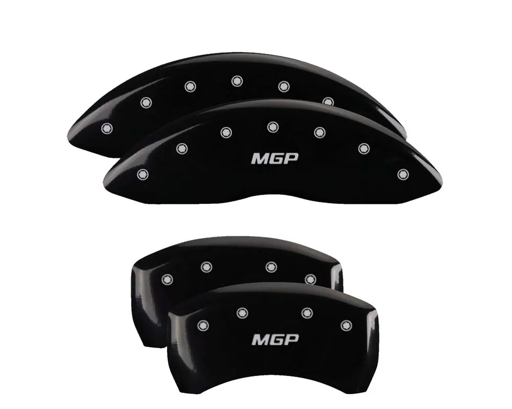 MGP Caliper Covers Set of 4: Black finish, Silver MGP BMW 335i 2012 - 22211SMGPBK