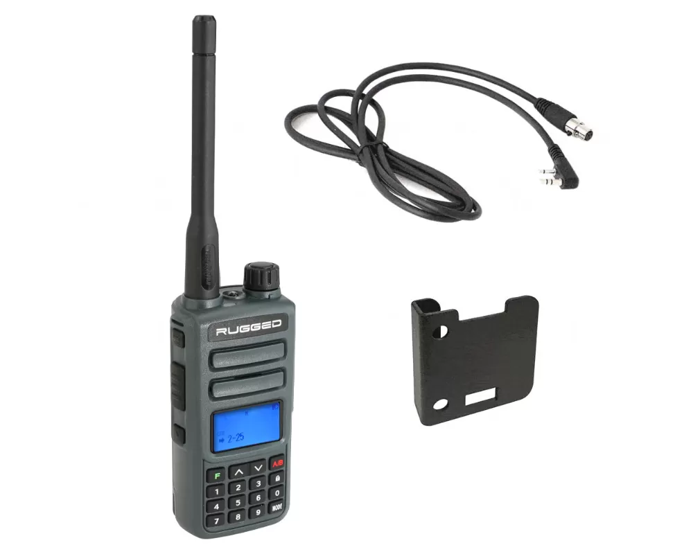 Rugged Radios GMR2 GMRS/FRS Handheld Radio Kit - RK-GMR2