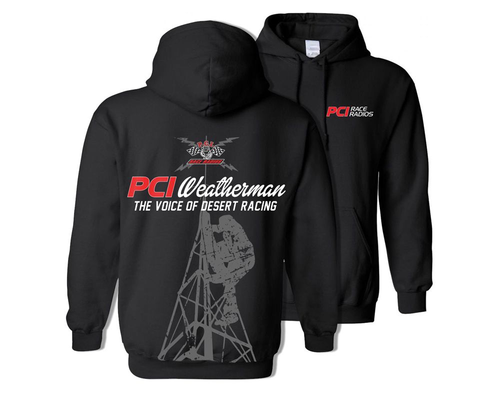 PCI Race Radios Weatherman Pullover Hoodie - Small Size - 1194