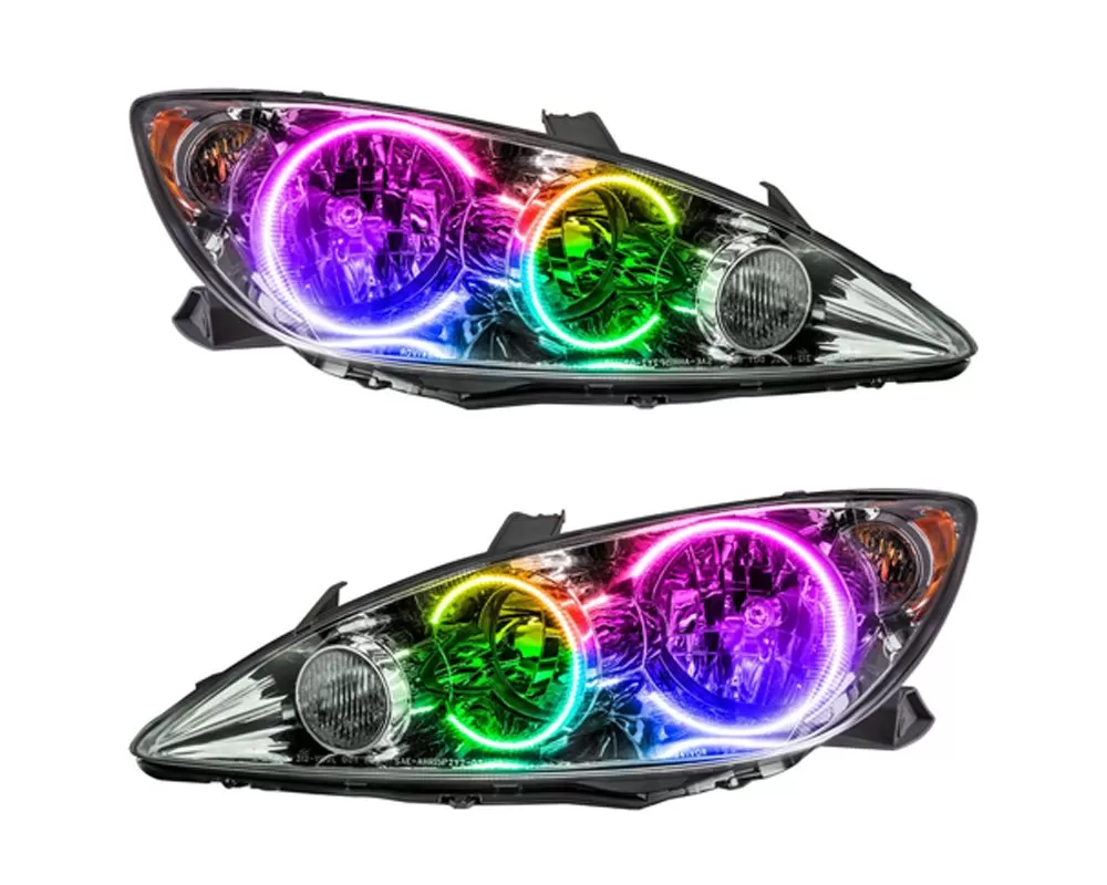 Oracle Lighting Pre Assembled Halo Headlights Colorshift W No