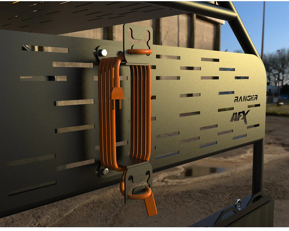 AFX Motorsports Black Cargo Rack Extension Cord Hanger - HFC018
