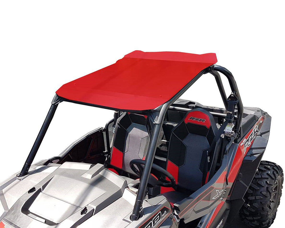 AFX Motorsports Polaris Red Aluminum Roof Polaris RZR XP 900 | RZR XP 1000 2 Seater 2014-2022 - TEC007-R-AL