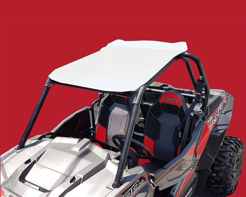 AFX Motorsports White Aluminum Roof Polaris RZR XP 900 | RZR XP 1000 2 Seater 2014-2022 - TEC007-W-AL