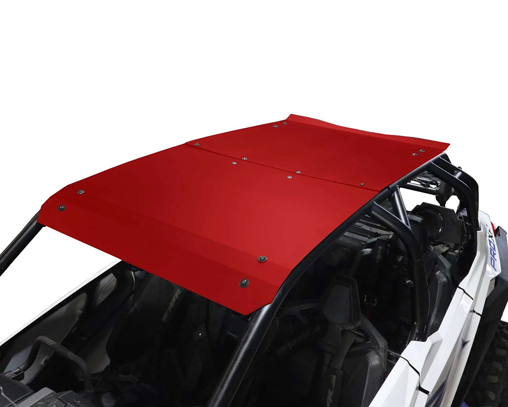 AFX Motorsports Polaris Red Aluminum Roof Polaris RZR XP PRO | Turbo R 4 Seater 2019-2023 - TEC018-R-AL