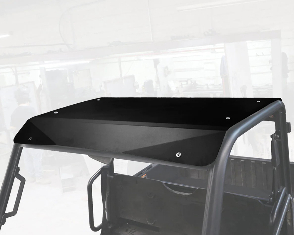 AFX Motorsports Black Aluminum Roof Polaris Ranger Mid-Size EV | 500 | 570 2019-2022 - TEC051-B-AL