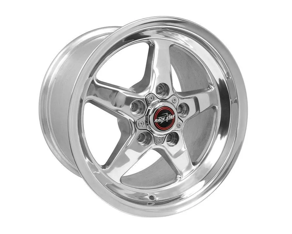 Race Star Wheels 92 Drag Star Wheel 15x10 5x4.5 44mm Polished Silver - 92-510154DP