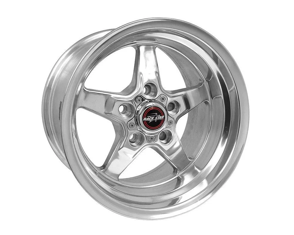Race Star Wheels 92 Drag Star Wheel 15x10 5x115 19mm Polished Silver - 92-510452DP