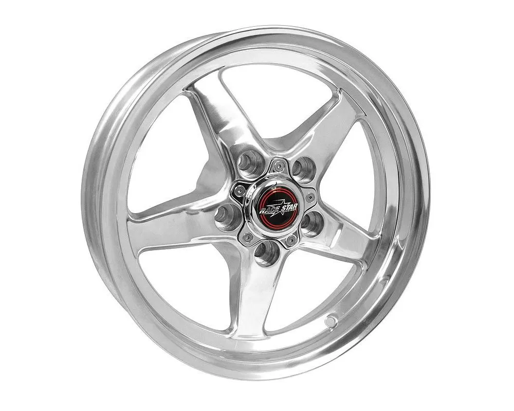 Race Star Wheels 92 Drag Star Wheel 15x3.75 5x4.75 -28.7mm Polished Silver - 92-537240DP