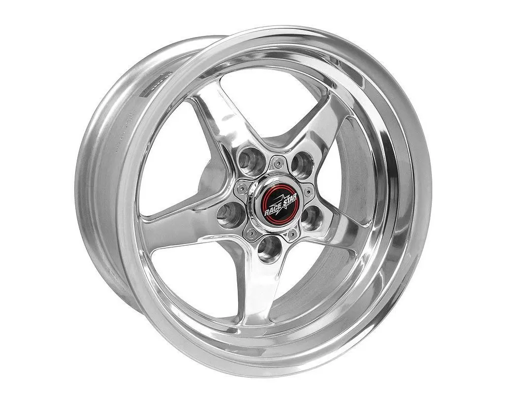 Race Star Wheels 92 Drag Star Wheel 15x8 5x4.75 12.7mm Polished Silver - 92-580247DP