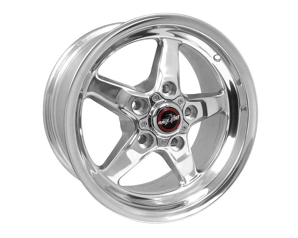 Race Star Wheels 92 Drag Star Wheel 15x8 5x4.75 19mm Polished Silver - 92-580250DP